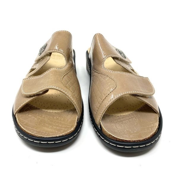 Fidelio Women's Hallux Fabia Bunion Relief Slide Sandal Taupe - Picture 3 of 10